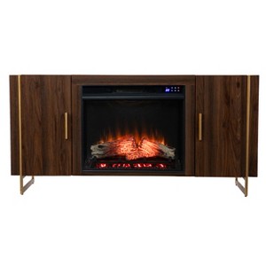 Dashton Electric Fireplace with Media Storage - SEI - 1 of 3