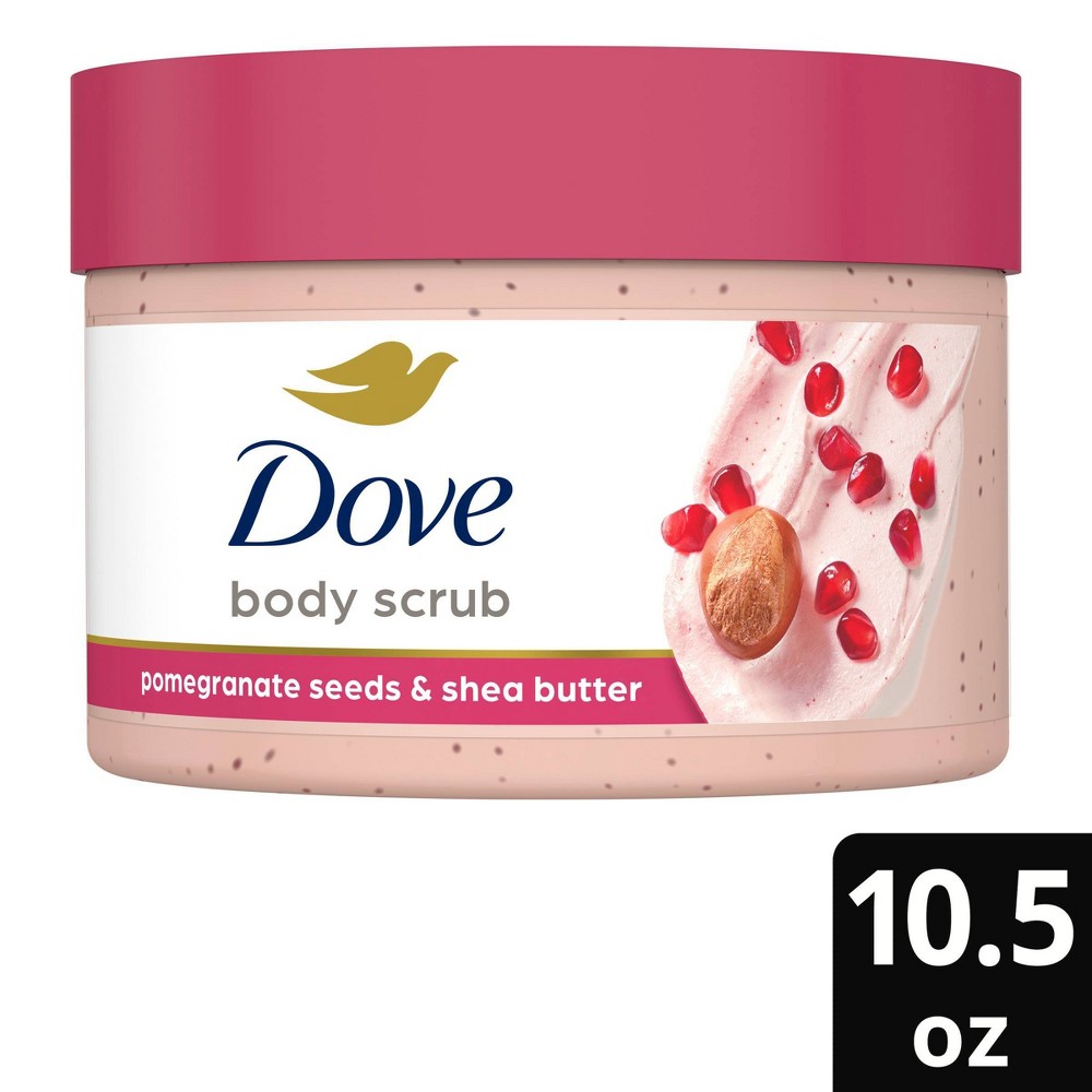 Photos - Shower Gel Dove Pomegranate Seeds & Shea Butter Exfoliating Body Scrub - 10.5 oz