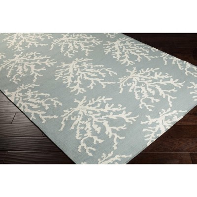Hauteloom Indio Wool Living Room, Bedroom Area Rug - Coastal
