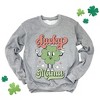 Simply Sage Market Women's Graphic Sweatshirt Lucky  Mama Clover Script - 2 of 4