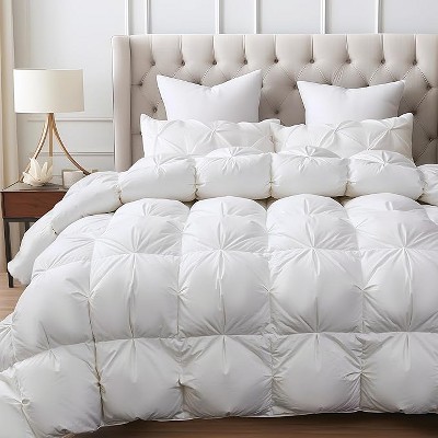 BAFODE Goose Down Comforter - White Goose Feather Down Duvet Insert - Luxurious Bed Duvets & Down Comforters - All Season Fluffy Hotel Collection