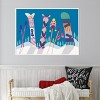 Amanti Art Winter Ski Village by Rachel Lee 3 Birdies Studio Canvas Art Framed - 4 of 4