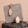 SOHI Women's Gold Dented Drop Earrings - 2 of 3