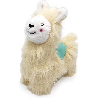 ZippyPaws Wooliez Dog Plush Toy - Interactive Pet Toys, Indestructible Plush Dog Toys, Fun Dog Toys, Larry The Llama