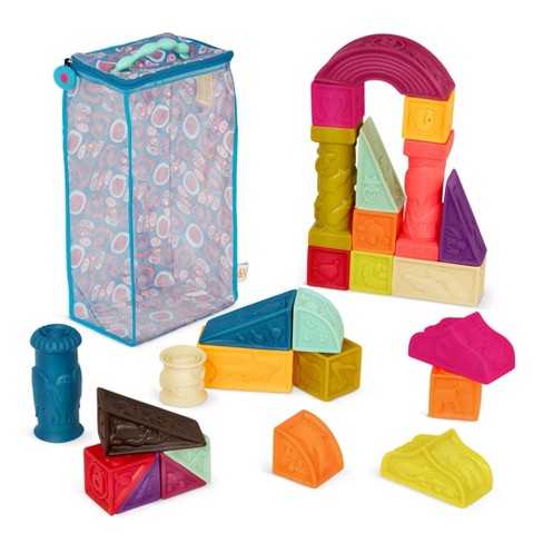 B. toys Educational Baby Blocks - Elemenosqueeze - image 1 of 4