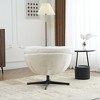 NicBex Swivel Chair Accent Chair with Removable Cushion Comfy Chair Living Room Chair for Reading Room, Bedroom, Office - 3 of 4
