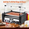 Electric 30 Hot Dog Sausage 11 Roller Grill Cooker Warmer Machine - 3 of 4