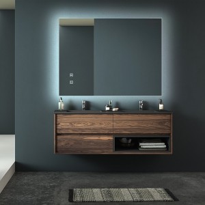 Vynxaria 36" x 28" Dimmable LED Vanity Mirror: Stylish & Functional with Anti-Fog - 1 of 4