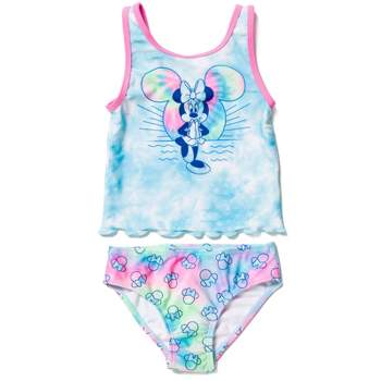 Disney Minnie Mouse Baby Girls Racerback Tankini Top and Bikini Bottom Swim Set Little Kid