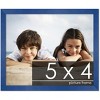 PosterPalooza | Photo Size Classic Modern Blue Frame - UV Acrylic, Foam Board Backing, Hanging Hardware - 2 of 4