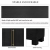 NicBex Buffet Cabinet with Storage and Adjustable Shelves,Modern Sideboard Cabinet with Gold Handles,Storage Cabinet for Living Room,Kitchen,Black - 4 of 4