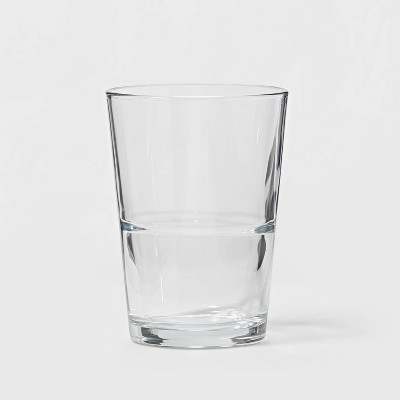 16.4oz Glass Stackable Tall Tumbler - Made By Design™