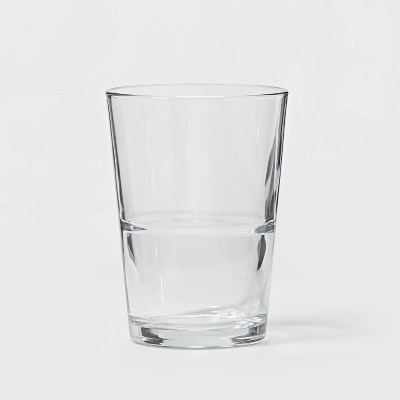 Whole Housewares Drinking Glasses With Glass Straw, Clear : Target