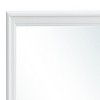 GlasFlength Decorative Wall Mirrors Contemporary Framed Mirror with Metallic Finish Simple Design for Modern Living Room, White, 38"*1"*38" - 3 of 4