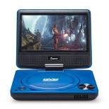 Impecca 7-inch 270 Swivel Screen Portable DVD Player, Blue