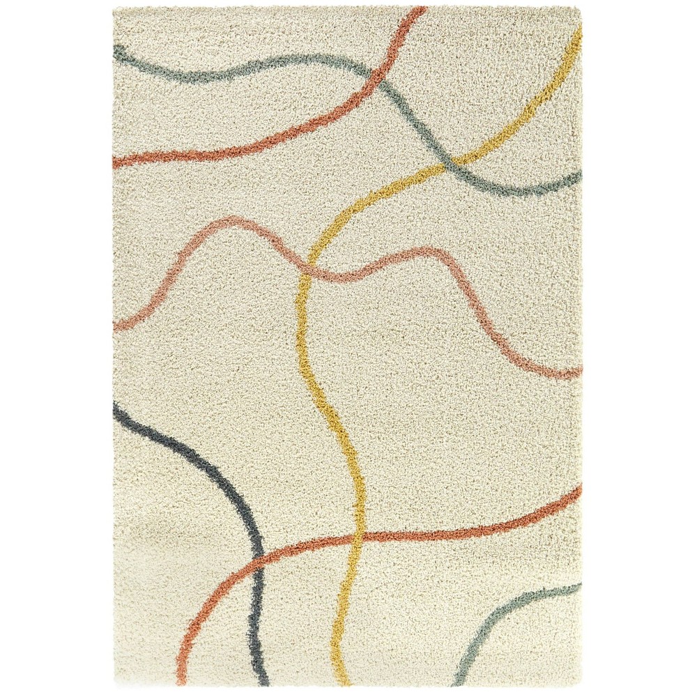 Photos - Area Rug 5'3"x7' Emanuel Abstract Kids' Rug Cream - Balta Rugs