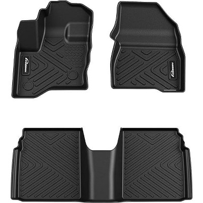 Floor Mats for 2009-2019 Flex - Heavy Duty TPE Anti-Skid Liners, Custom Fit (Black)