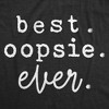 Best Oopsie Ever Baby Bodysuit Funny Sarcastic Graphic Novelty Jumper For Infants - Crazy Dog Baby Bodysuit - 2 of 4