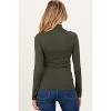 Pinkblush Olive Maternity Mock Neck Top - 3 of 4
