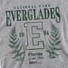 Men's Everglades National Park Fern Wreath Crewneck Sweatshirt - 2 of 4
