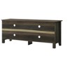 VYNXARI 58" Wide Dark Dusty Oak Finish TV Stand with Open Shelves and Cable Management,Storage Cabinets with doors and shelves - 4 of 4