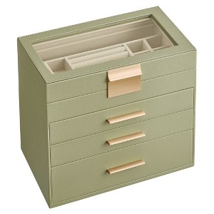Large Accessory Organizer 4-Tier Jewelry Box - 1 of 4