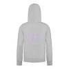 Everyday Kids Ballerina Girls Zip Up Hoodie – Purple Dancer Silhouette Ballet Sweatshirt - 4 of 4