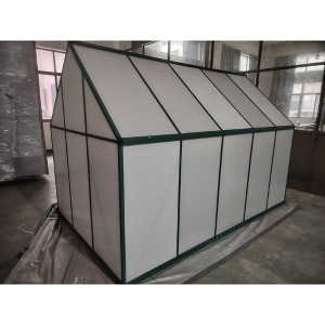 6x11 FT Greenhouse for Outdoors, Lockable Door and Ajustable Roof Vent, Polycarbonate Greenhouse with Windproof Aluminum Frame - 1 of 1