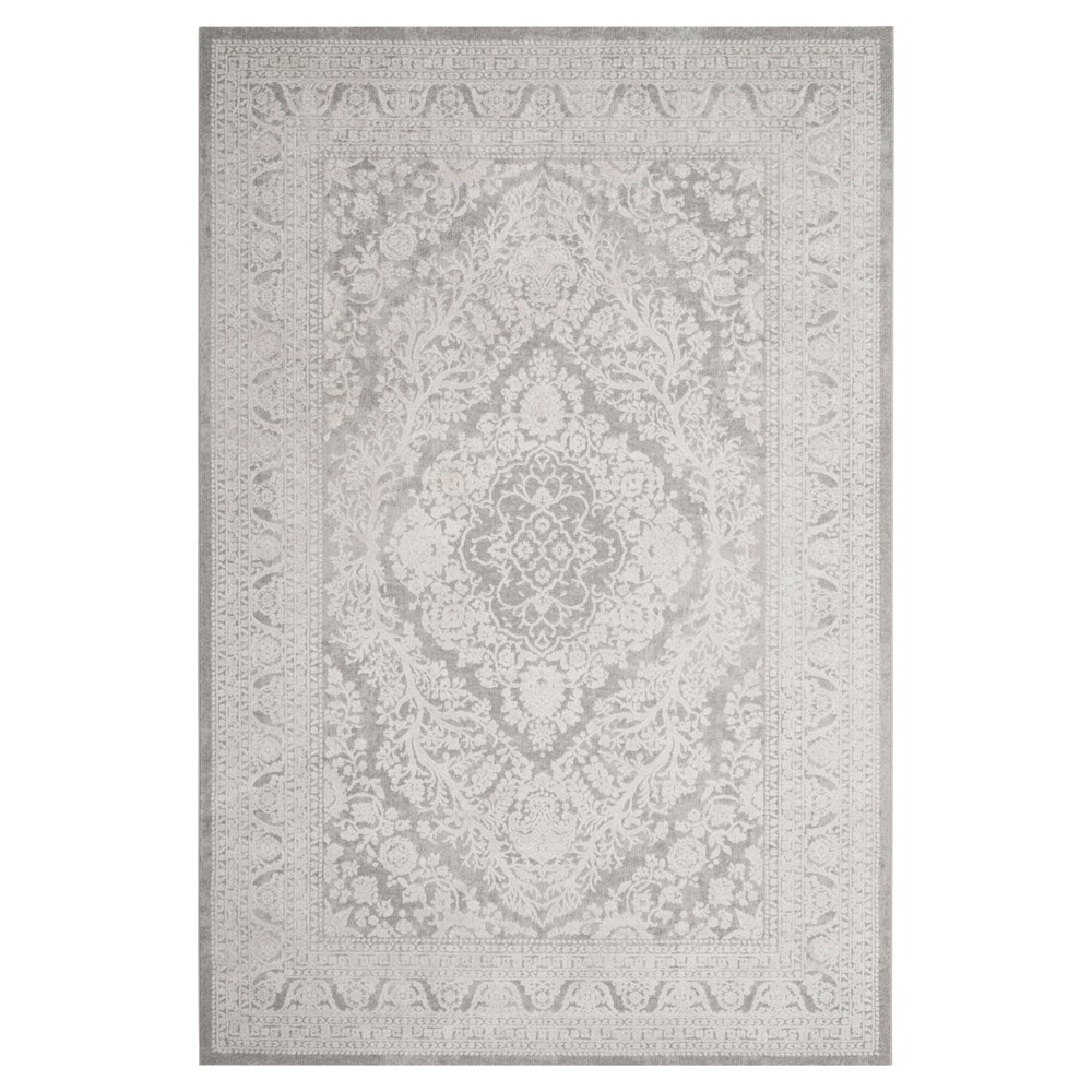 3'x5' Jocelyn Loomed Rug Light Gray/Cream - Safavieh