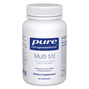 Pure Encapsulations Multi T/D - Daily Wellness, Cardiovascular & Immune Health* - Rich in Vitamins & Minerals - Gluten Free & Vegetarian - 1 of 4