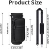 BABYYER Water Bottle Carrier Bag, with Adjustable Shoulder Strap, Sling Bag Sleeve Pouch Holder, for Walking Hiking Camping Gym - 2 of 4