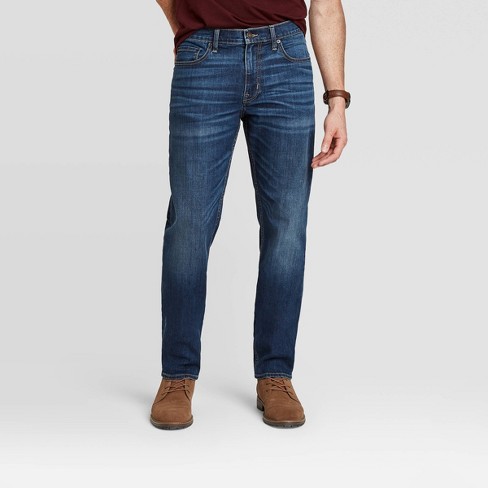 Men's Athletic Fit Jeans - Goodfellow & Co™ Dark Wash 42x30 : Target