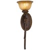 Minka Lavery Industrial Wall Light Sconce Illuminati Bronze Hardwired 8" Fixture Silver Patina Glass Shade for Bedroom Bathroom - 4 of 4