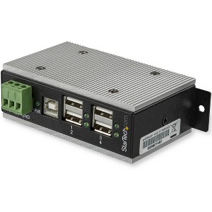 StarTech 4-Port Industrial USB Hub - USB 2.0 Hub - HB20A4AME - 1 of 4
