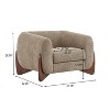 Christopher Knight Home Arcy Contemporary Boucle Upholstered Club Chair - 3 of 4