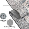 Boho Area Rug Oriental Floral Rugs Bedroom Living Room Indoor Rugs Soft Vintage Rugs - 4 of 4
