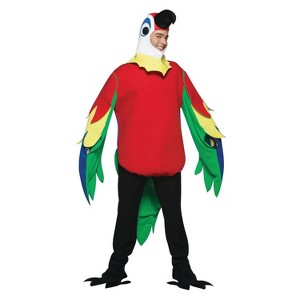Imposta Costumes Adult Parrot Lightweight Costume Bodysuit Red One Size - 1 of 1