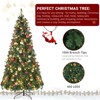 Resenkos 7ft Automatic Tree Structure PVC Material 450 Lights Warm Color 8 Modes 1050 Branches Christmas Tree Green - 4 of 4