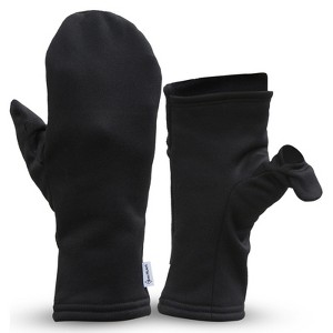 TrailHeads Women’s Fingerless Mittens - Lightweight Convertible Mitt for Running and Hiking - 1 of 4
