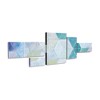 Trademark Fine Art Kathrine Lovell Disappearing Triangles 3 Piece Panel Set Art - 2 of 3