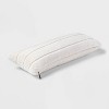 Oversized Oblong Faux Fur Channeled Decorative Throw Pillow - Threshold™ - image 3 of 4