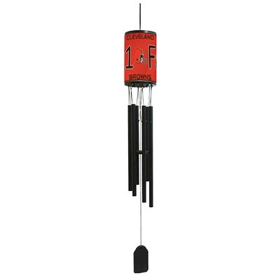 NFL Wind Chime, #1 Fan with Team Logo - Cleveland Browns