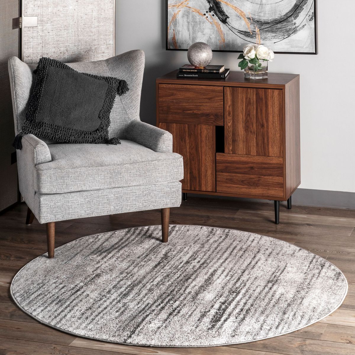 Nuloom Contemporary Faded Elsa Indoor Area Rug - thumbnail 9