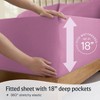 LuxClub 4-5 PC Silky Soft Cooling Deep Pocket Performance Sheet Set - 4 of 4