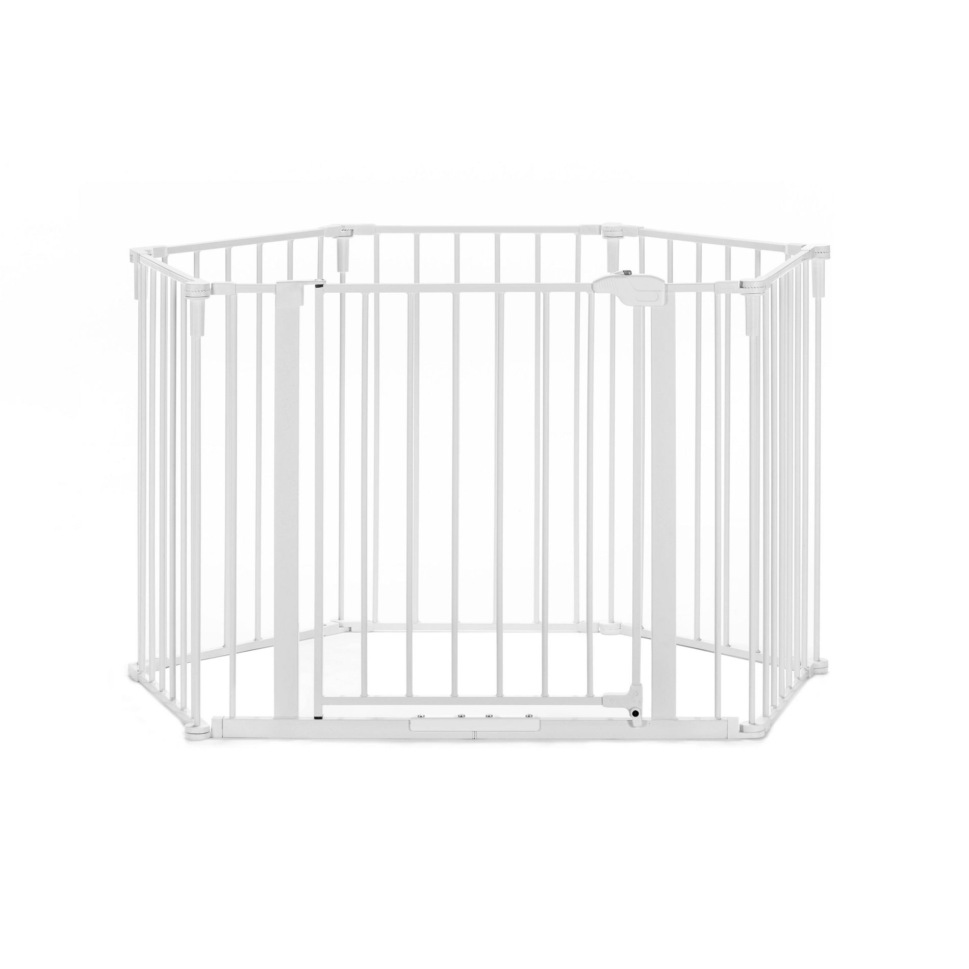Regalo 130" 6 Panel Super Wide 2-in-1 Configurable Metal Safety Gate