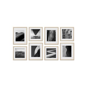 Haus and Hues Ascot Gallery Wall Frame Set with Real Glass and Mat - 1 of 4