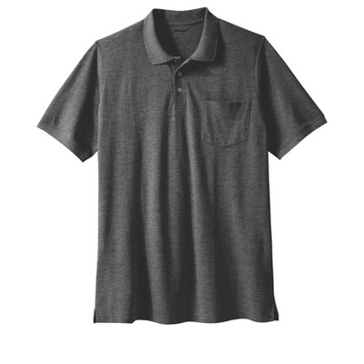 Liberty Blues by KingSize Men's Big & Tall Longer-Length Shrink-Less Piqué Polo