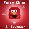 Sesame Street Plush Elmo Backpack for Toddlers, Boys, and Girls - for School or Travel - Small 12 Inch Size - 2 of 4