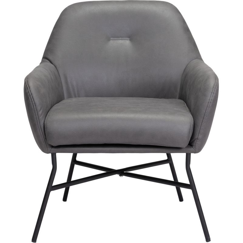 Taranto Accent Chair Vintage Gray - ZM Home, 5 of 15
