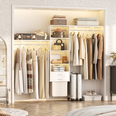 Aheaplus Laundry Room Organizer with Drawers, Closet System